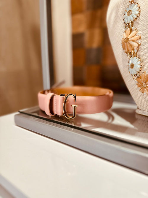 Cinto Guess Pink